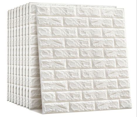 Desgaste 8mm grosso lavável - papel de parede resistente da espuma 3D do PE